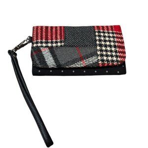 Yik Fung Patchwork Fabric Wristlet